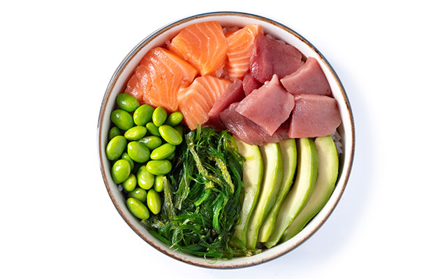 Somon, Maguro Poke Bowl
